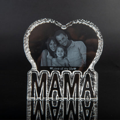 Gift for Mom | photo crystal gift